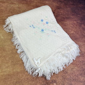 Idris Of London Shawl J242 Ivory