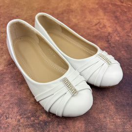 Little People Girls Shoes White A103