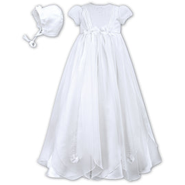 001050 Sarah Louise Christening Gown White