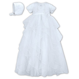 001086 Sarah Louise Christening Gown White