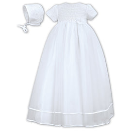 001087 Sarah Louise Christening Gown White