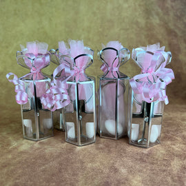 FSL1KR12 Christening Favours Bonbonieres Pink