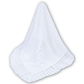Sarah Louise Shawl 000006 White
