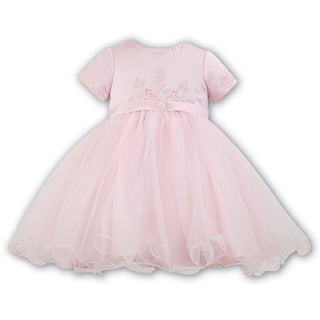 070023 Sarah Louise Christening Party Dress Pink