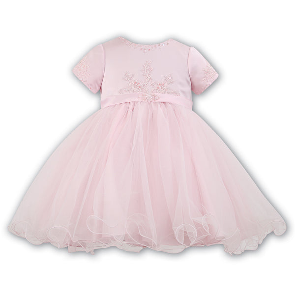 070023 Sarah Louise Christening Party Dress Pink