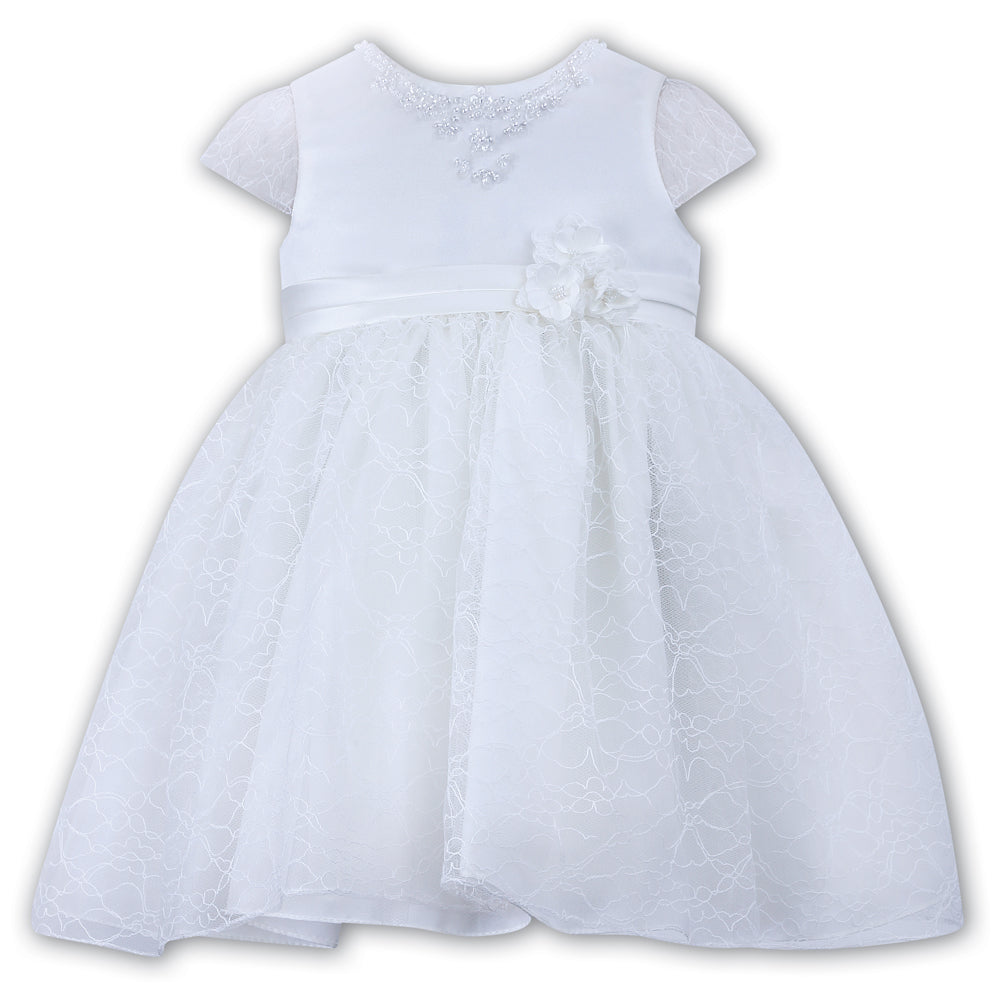 070058 Sarah Louise Party Dress White