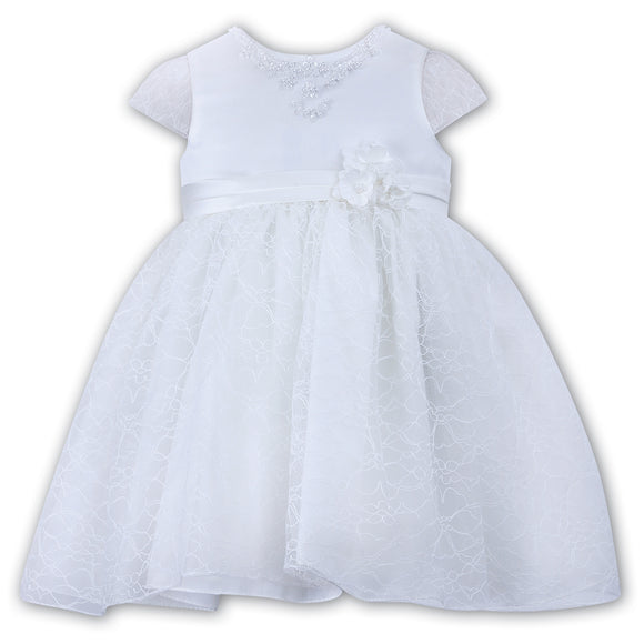 070058 Sarah Louise Party Dress White