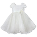 070112 Sarah Louise Christening Party Dress Ivory