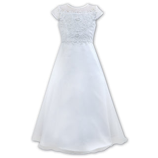 090036 Sarah Louise Holy Communion Dresses White