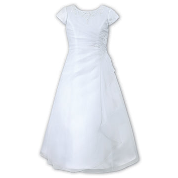 090045 Sarah Louise Holy Communion Dresses White