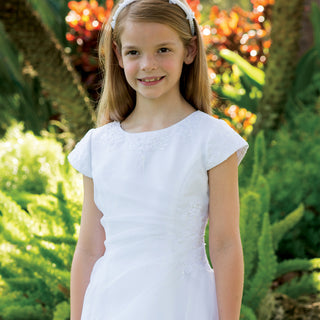 090045 Sarah Louise Holy Communion Dresses White
