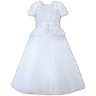090085 Sarah Louise Holy Communion Dresses White