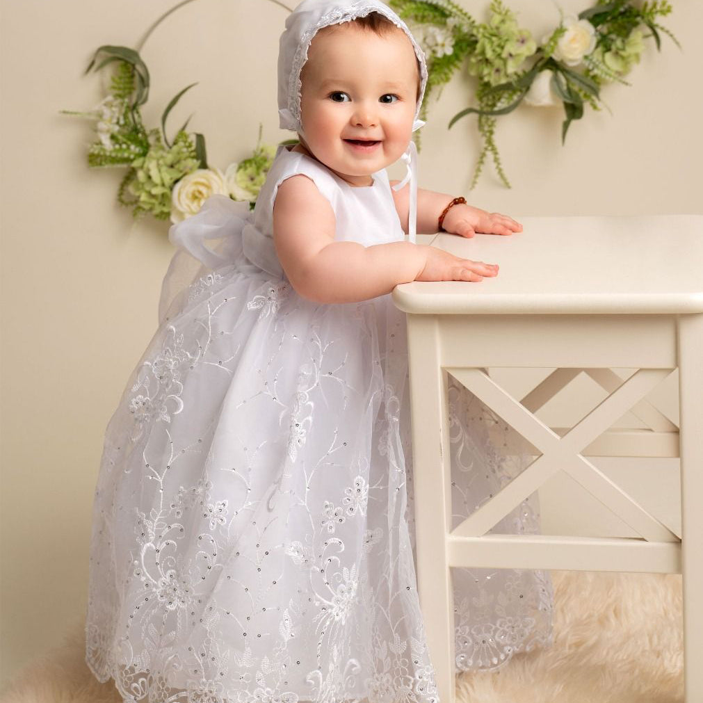 208 Sevva Christening Dress White