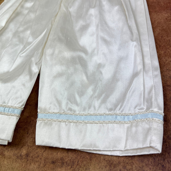 Angels And Fishes Boys Christening Romper George Ivory Blue