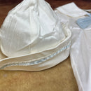 Angels And Fishes Boys Christening Romper George Ivory Blue