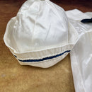 Angels And Fishes Boys Christening Romper George Ivory Navy