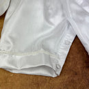 Angels And Fishes Boys Christening Romper Little Prince White