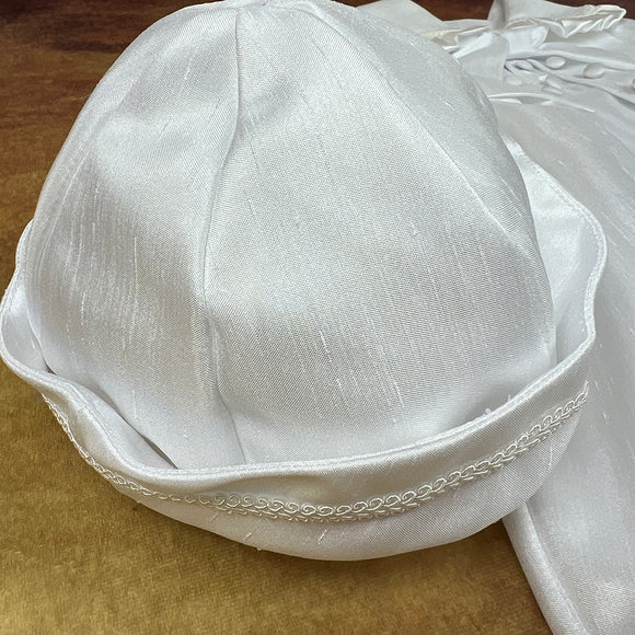 Angels And Fishes Boys Christening Romper Little Prince White