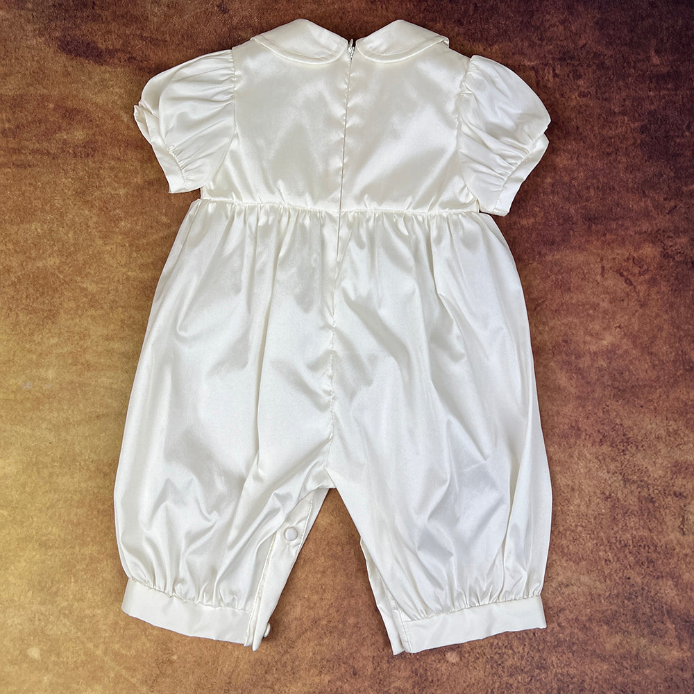 Angels And Fishes Boys Christening Romper Peter Ivory