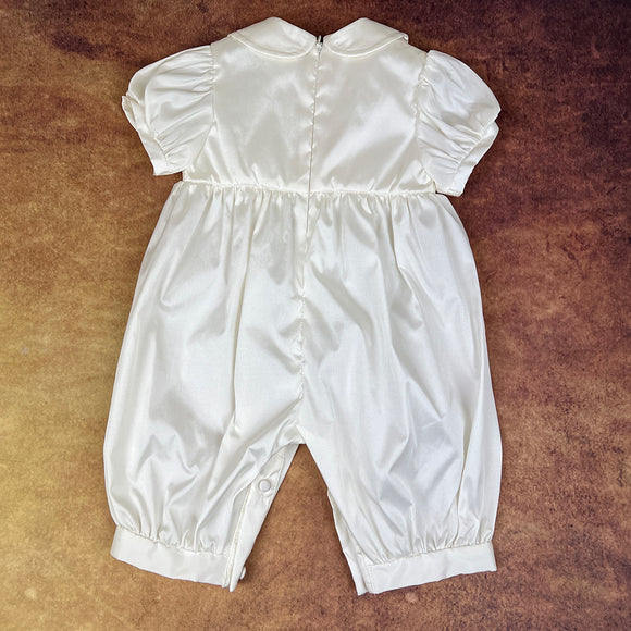 Angels And Fishes Boys Christening Romper Peter Ivory