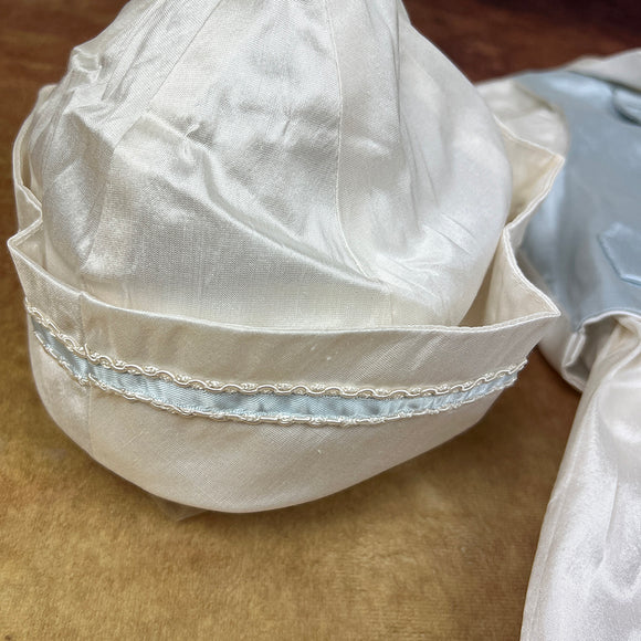 Angels And Fishes Boys Christening Suit Gabriel Ivory Blue