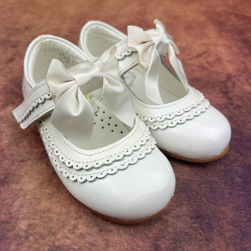 Beau Kid Girls Shoes Ivory Charlotte