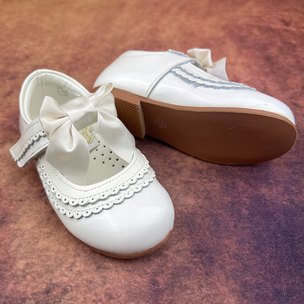 Beau Kid Girls Shoes Ivory Charlotte