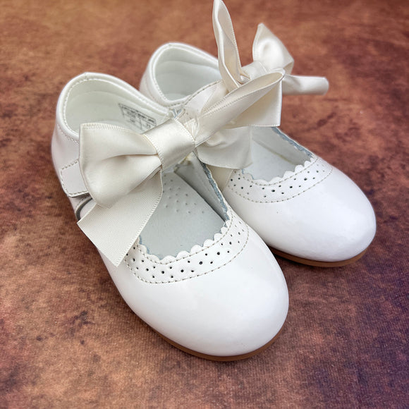 Beau Kid Girls Shoes Ivory Mary Jane