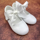 Beau Kid Girls Shoes White Mary Jane