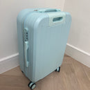 Blue Medium Checked Suitcase Greek Orthodox Christening Box