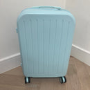 Blue Medium Checked Suitcase Greek Orthodox Christening Box