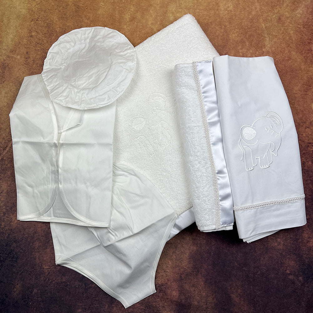 Boys Orthodox Christening Miropania Set MBEL01 White