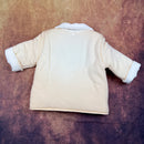 Bufi Thick Girls Cardigan Cream 1605A