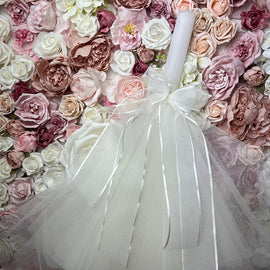 CCLNB1 Christening Candle Lampada Ivory