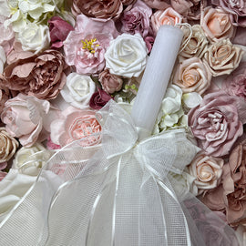 CCLNB1 Christening Candle Lampada Ivory