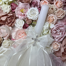 CCLNB1C2 Christening Candle Lampada Ivory