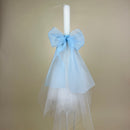 CCLNB2 Christening Candle Lapada White Blue