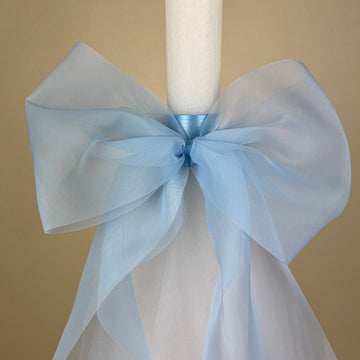 CCLNB2 Christening Candle Lapada White Blue