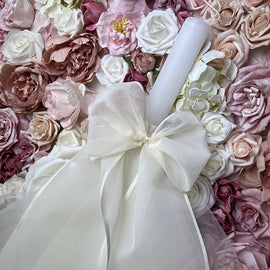 CCLNB6 Christening Candle Lampada Ivory