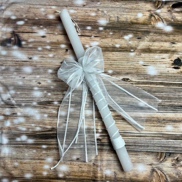 CCLRB1 Christening Candle Lampada White