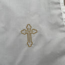 Catholic Christening Cloth White Gold