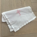 Catholic Christening Cloth White Pink