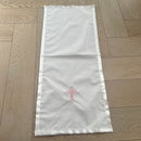 Catholic Christening Cloth White Pink