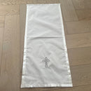 Catholic Christening Cloth White Silver