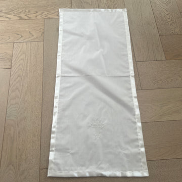 Catholic Christening Cloth White White