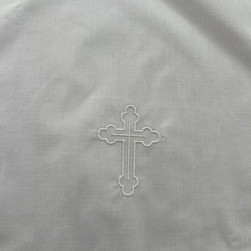 Catholic Christening Cloth White White