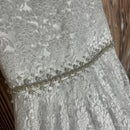 Cerimonia White Communion Bridesmaid Flower Girl Dress Evelyn Detail 1