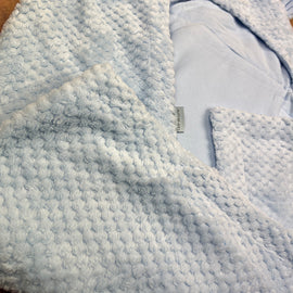 Clair De Lune Blue Bunny Blanket CL5593BE