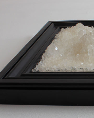Clear Quartz Healing Crystal Cluster Wall Art