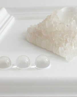 Clear Quartz & Selenite Healing Crystal Heart